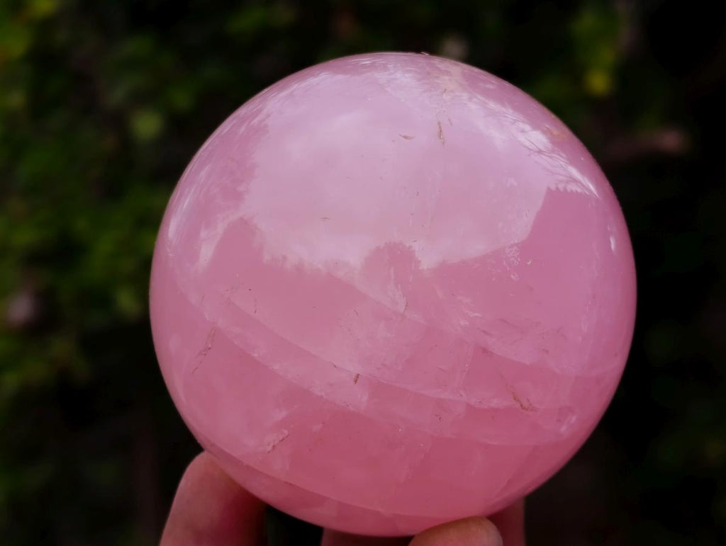 Polished Gemmy Star Rose Quartz Spheres x 4 From Madagascar - Toprock Gemstones and Minerals 