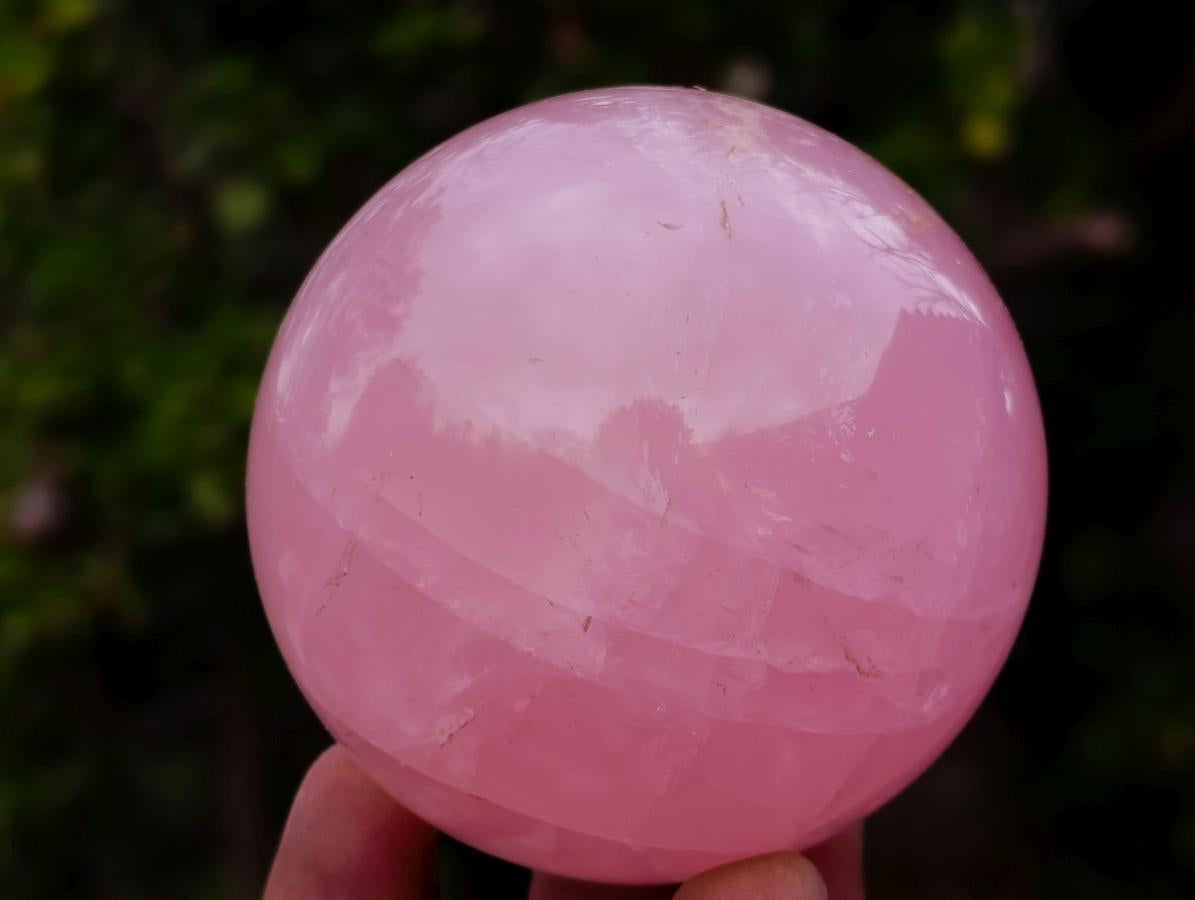 Polished Gemmy Star Rose Quartz Spheres x 4 From Madagascar - Toprock Gemstones and Minerals 