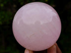 Polished Gemmy Star Rose Quartz Spheres x 4 From Madagascar - Toprock Gemstones and Minerals 