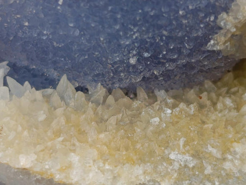 Natural Blue Lace Agate Geode Specimens x 12 From Nsanje, Malawi - Toprock Gemstones and Minerals 