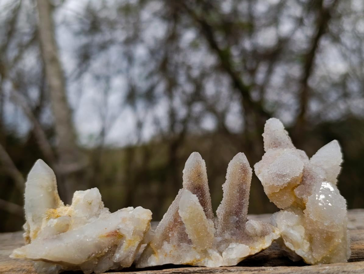 Natural Drusy Fairy Spirit Quartz Crystals and Clusters x 35 From Boekenhouthoek, South Africa - Toprock Gemstones and Minerals 