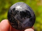 Polished Mini Black Tourmaline Jewellery Galets x 70 From Madagascar - Toprock Gemstones and Minerals 
