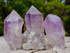 Natural Jacaranda Amethyst Single Crystals x 24 From Mumbwa, Zambia - Toprock Gemstones and Minerals 