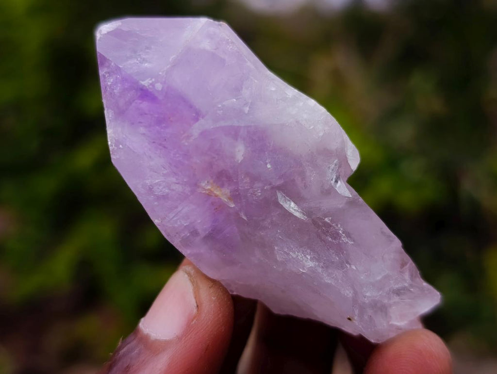 Natural Jacaranda Amethyst Single Crystals x 24 From Mumbwa, Zambia - Toprock Gemstones and Minerals 