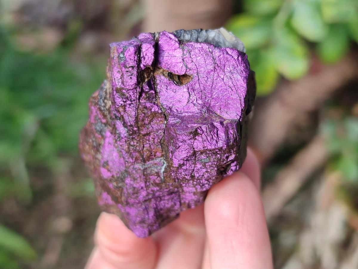 Natural Metallic Cobbed Purpurite Specimens x 12 From Erongo, Namibia - Toprock Gemstones and Minerals 