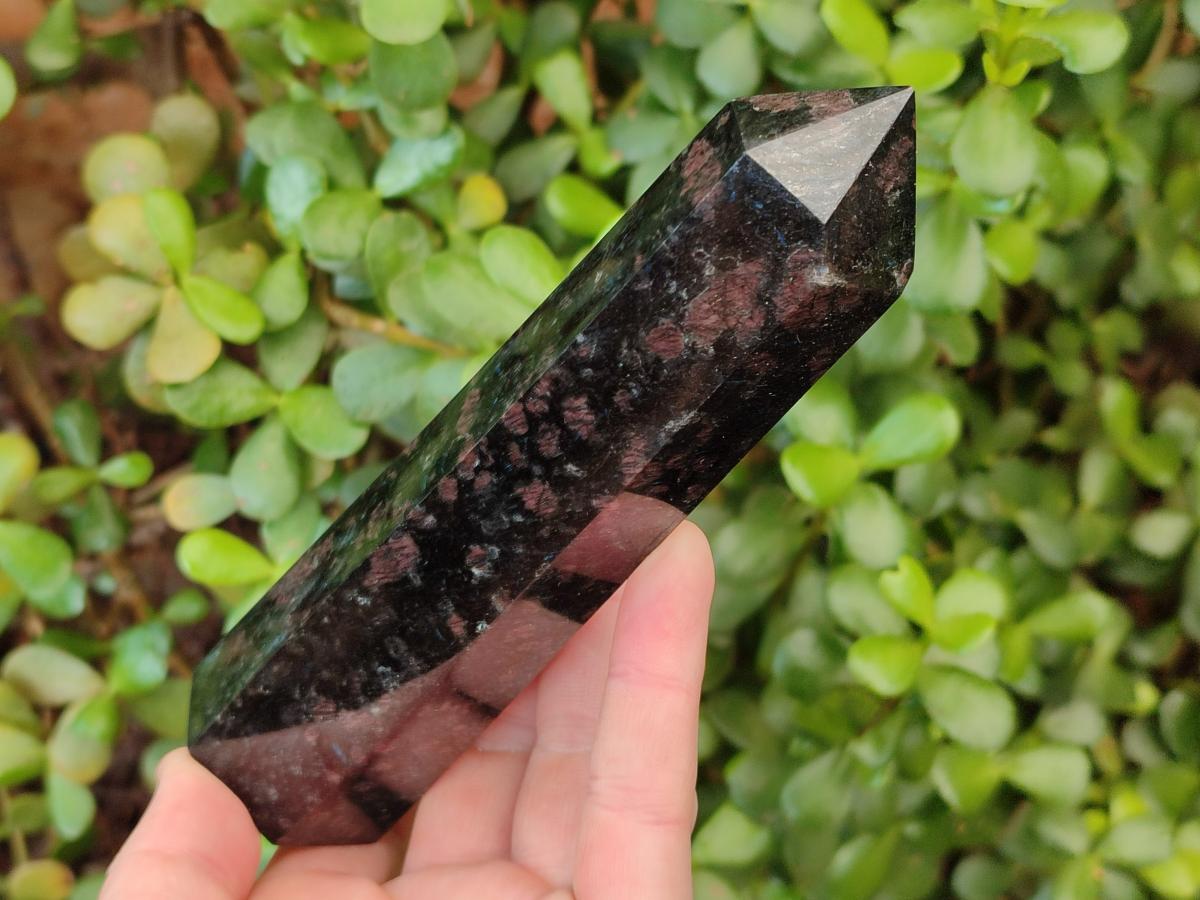 Polished Blue Speck Iolite Water Sapphire Display Crystals x 3 From Ambatofinandrahana, Madagascar - Toprock Gemstones and Minerals 