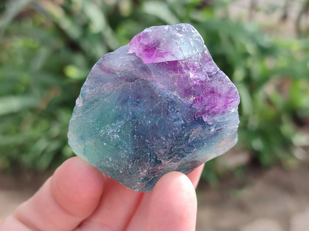 Natural Watermelon Fluorite Cobbed Specimens x 24 From Uis, Namibia - Toprock Gemstones and Minerals 
