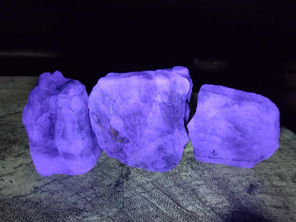 Natural Watermelon Fluorite Cobbed Specimens x 24 From Uis, Namibia - Toprock Gemstones and Minerals 