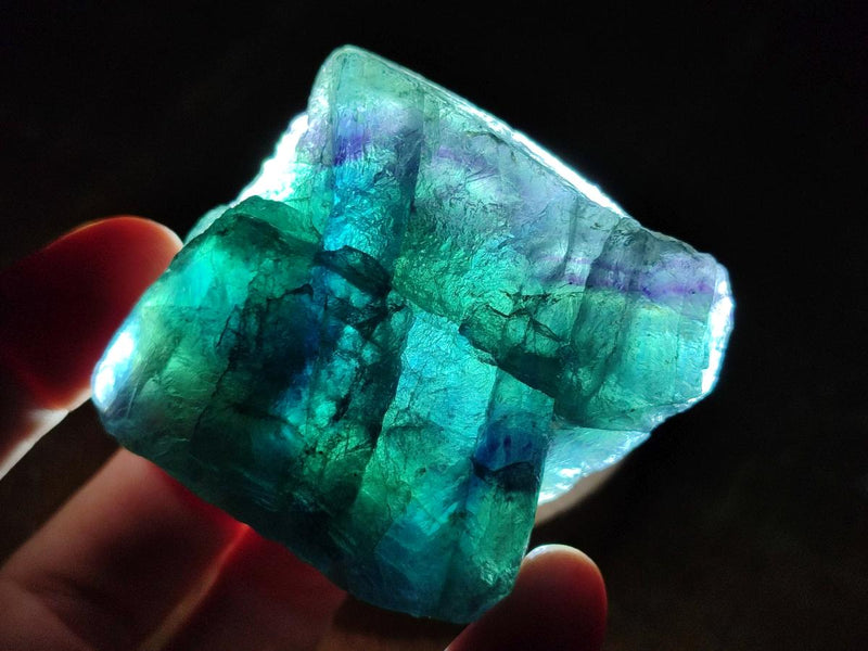 Natural Watermelon Fluorite Cobbed Specimens x 24 From Uis, Namibia - Toprock Gemstones and Minerals 