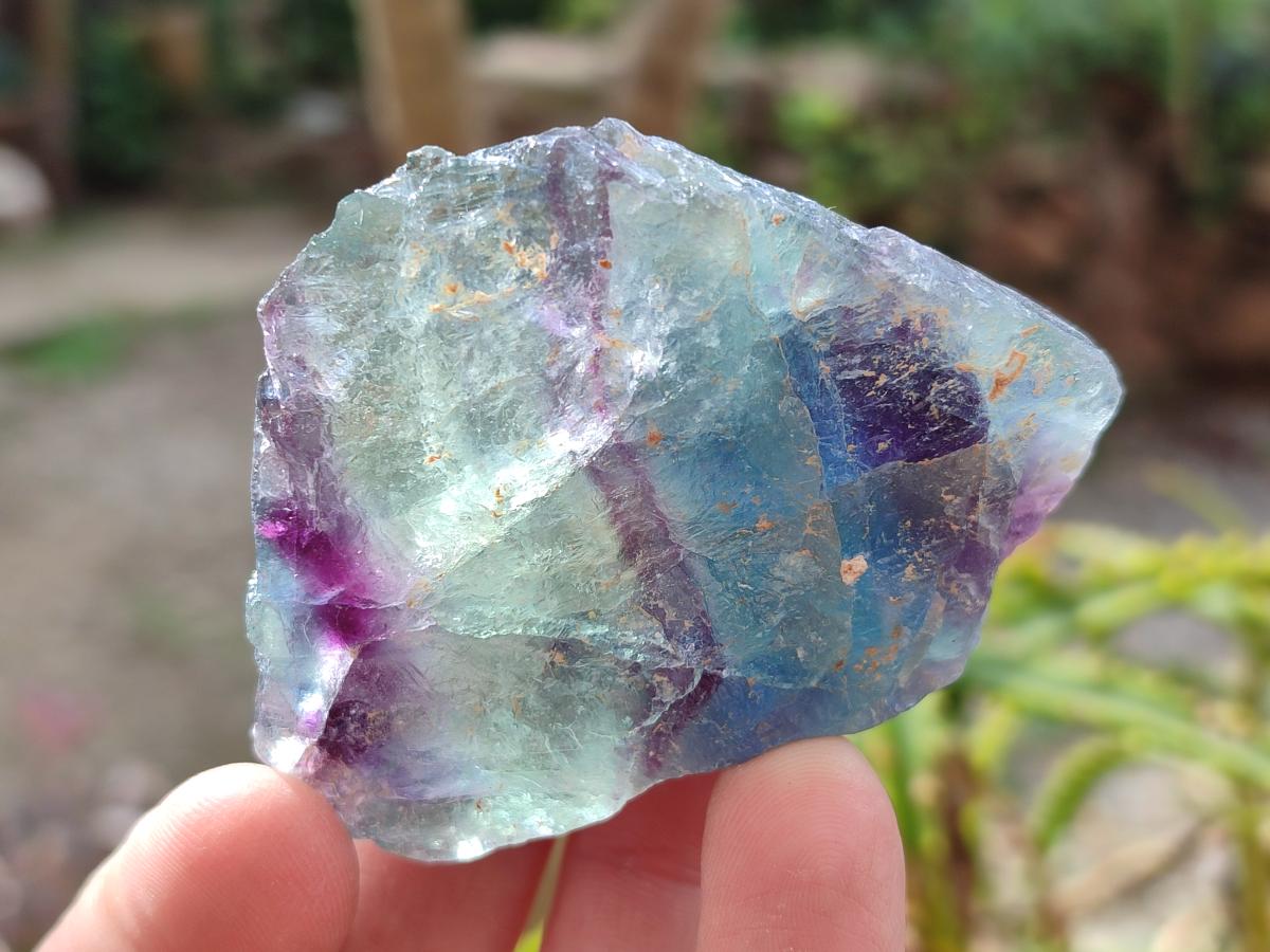 Natural Watermelon Fluorite Cobbed Specimens x 24 From Uis, Namibia - Toprock Gemstones and Minerals 