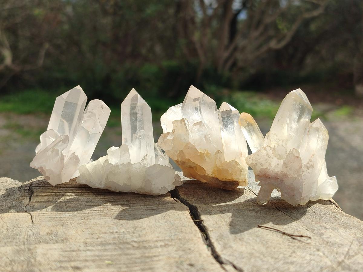 Natural Malagasy Quartz Clusters x 35 From Madagascar - Toprock Gemstones and Minerals 