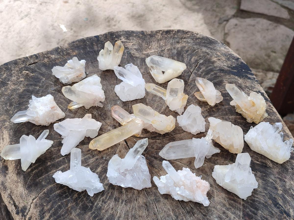 Natural Malagasy Quartz Clusters x 35 From Madagascar - Toprock Gemstones and Minerals 