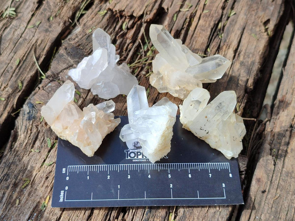 Natural Malagasy Quartz Clusters x 35 From Madagascar - Toprock Gemstones and Minerals 