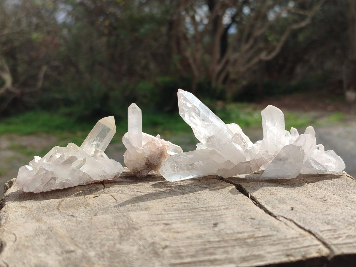 Natural Malagasy Quartz Clusters x 35 From Madagascar - Toprock Gemstones and Minerals 