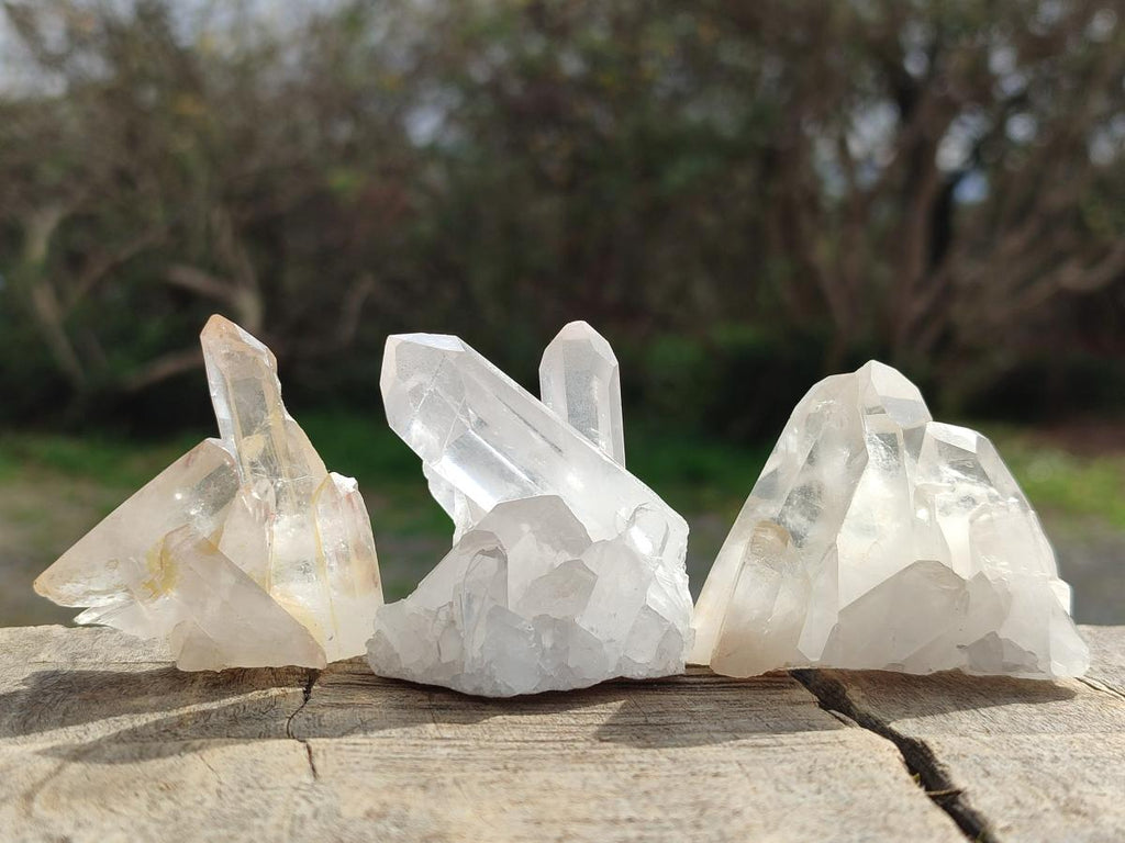 Natural Malagasy Quartz Clusters x 35 From Madagascar - Toprock Gemstones and Minerals 