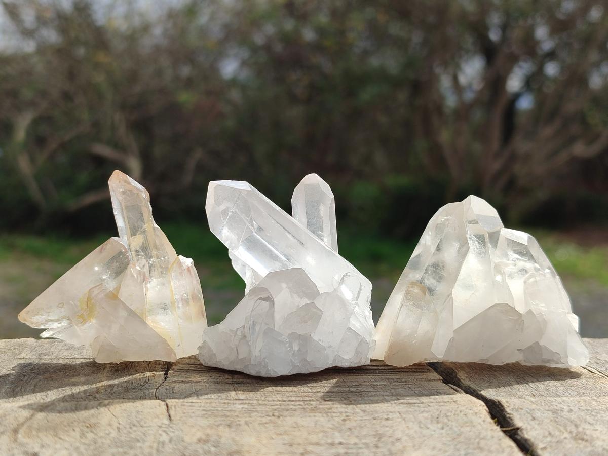 Natural Malagasy Quartz Clusters x 35 From Madagascar - Toprock Gemstones and Minerals 