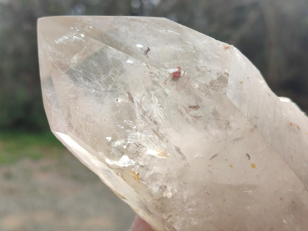 Natural Mix of Smokey Angolan Quartz Crystals with Polished Terminations x 2 From Angola - Toprock Gemstones and Minerals 