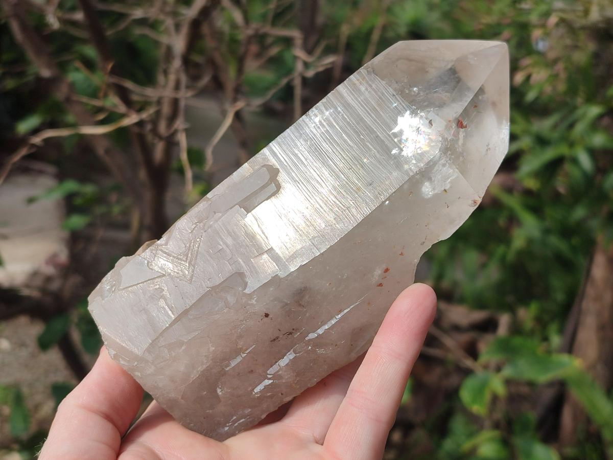 Natural Mix of Smokey Angolan Quartz Crystals with Polished Terminations x 2 From Angola - Toprock Gemstones and Minerals 