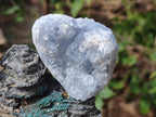 Natural Blue Celestite Specimens x 8 From Sakoany, Madagascar - Toprock Gemstones and Minerals 