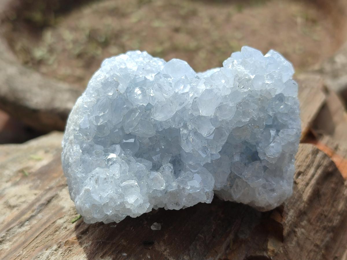 Natural Blue Celestite Specimens x 8 From Sakoany, Madagascar - Toprock Gemstones and Minerals 