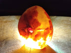 Polished and Natural Carnelian Agate Gemstone Standing Display Pieces x 3 From Madagascar - Toprock Gemstones and Minerals 