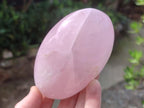 Polished Gemmy Rose Quartz Standing Display Pieces x 3 From Madagascar - Toprock Gemstones and Minerals 