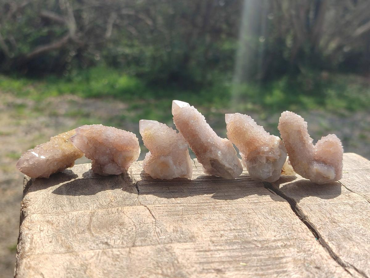 Natural Drusy Spirit Quartz Crystals x 35 From Boekenhouthoek, South Africa - Toprock Gemstones and Minerals 