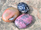 Polished Mix of Multi Mineral Galets x 24 From Madagascar - Toprock Gemstones and Minerals 