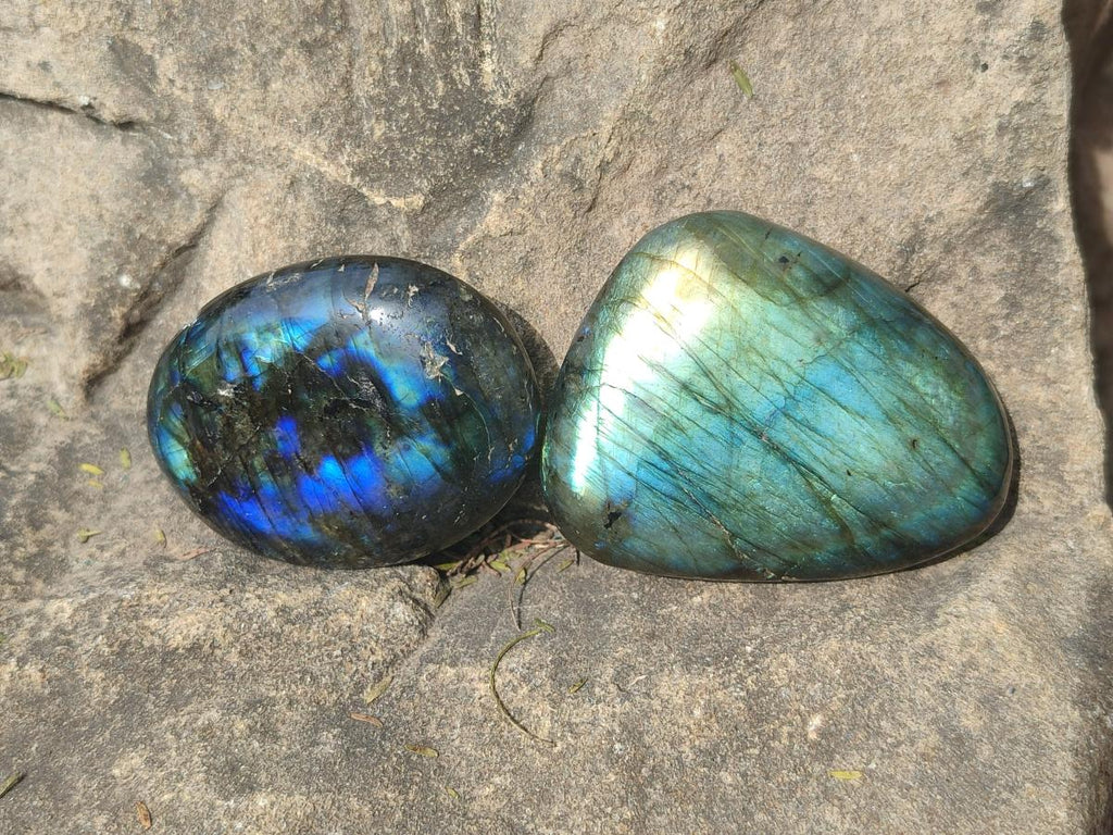 Polished Mix of Multi Mineral Galets x 24 From Madagascar - Toprock Gemstones and Minerals 