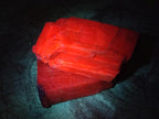 Natural Rhombohedral Sunset Orange Calcite Specimens x 12 From Spitzkop, Namibia - Toprock Gemstones and Minerals 