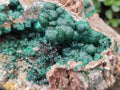 Natural Large Ball Malachite Specimen with Quartz on Dolomite x 1 From Mindingi Mine, Kambove, Congo - Toprock Gemstones and Minerals 