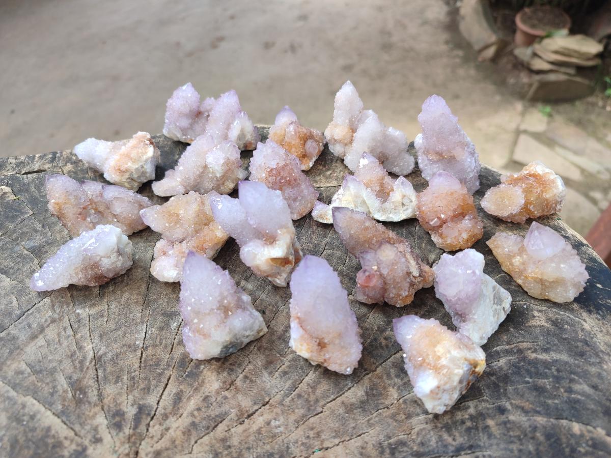 Natural Spirit Amethyst Crystals x 20 From Boekenhouthoek, South Africa - Toprock Gemstones and Minerals 