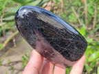 Polished Black Tourmaline Standing Display Pieces x 4 From Madagascar - Toprock Gemstones and Minerals 