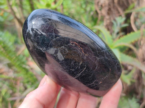 Polished Black Tourmaline Standing Display Pieces x 4 From Madagascar - Toprock Gemstones and Minerals 