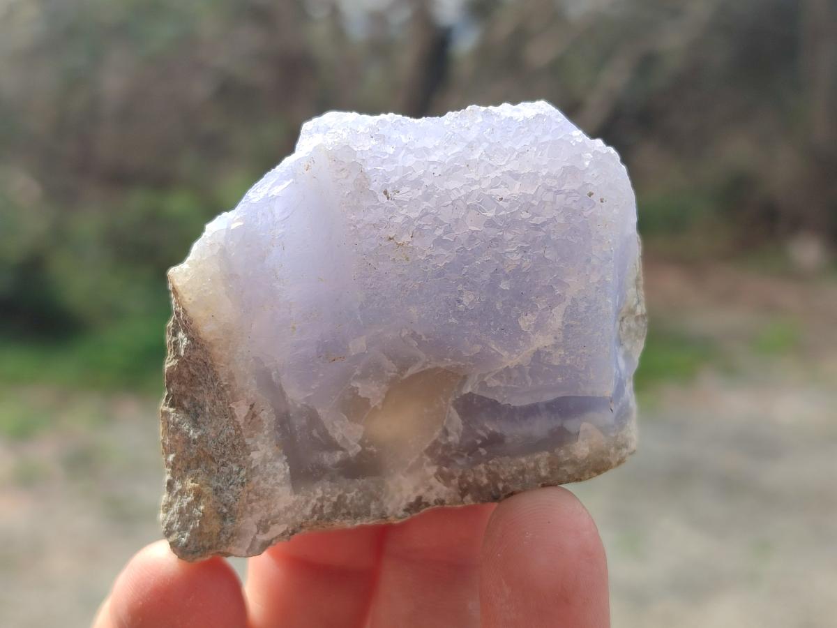 Natural Blue Lace Agate Specimens x 16 From Nsanje, Malawi - Toprock Gemstones and Minerals 