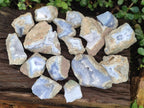Natural Blue Lace Agate Specimens x 16 From Nsanje, Malawi - Toprock Gemstones and Minerals 