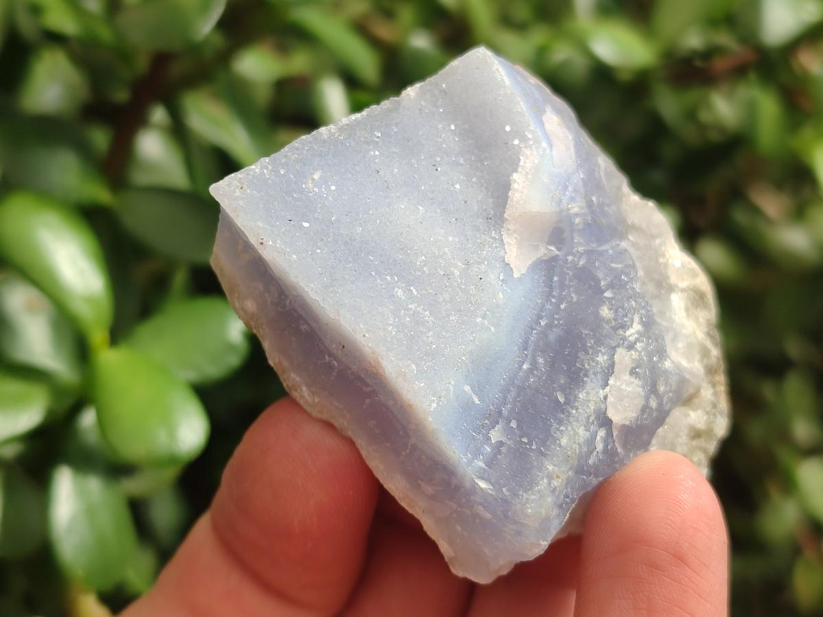 Natural Blue Lace Agate Specimens x 16 From Nsanje, Malawi - Toprock Gemstones and Minerals 