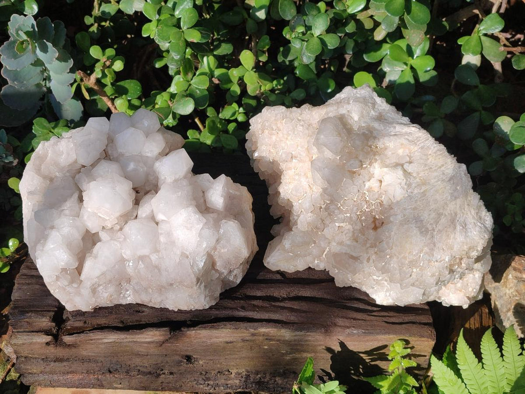 Natural XL Cascading "Anananas" Candle Quartz Clusters x 2 From Antsirabe, Madagascar - Toprock Gemstones and Minerals 