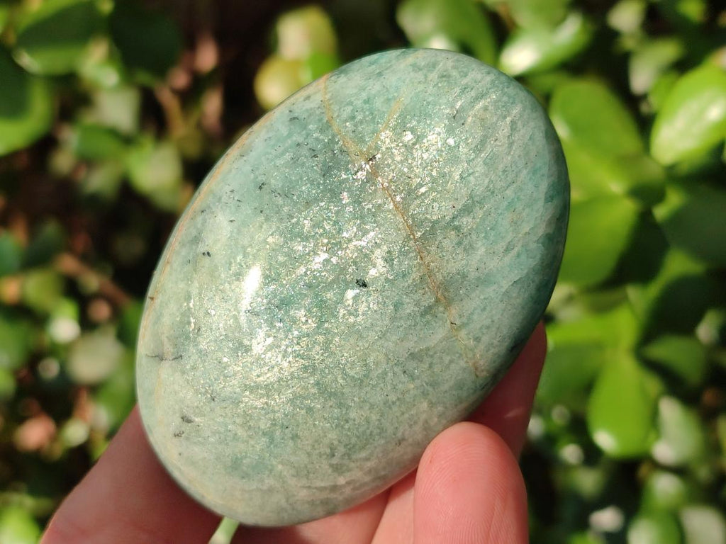Polished Amazonite Standing Display Pieces x 12 From Madagascar - Toprock Gemstones and Minerals 