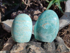 Polished Amazonite Standing Display Pieces x 12 From Madagascar - Toprock Gemstones and Minerals 