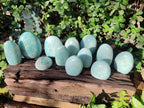 Polished Amazonite Standing Display Pieces x 12 From Madagascar - Toprock Gemstones and Minerals 