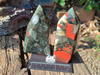 Polished Bloodstone Display Crystals x 3 From Swaziland - Toprock Gemstones and Minerals 