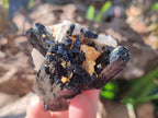 Natural Schorl Black Tourmaline Crystal Specimens x 12 From Erongo, Namibia - Toprock Gemstones and Minerals 