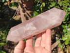 Polished Double Terminated Gemmy Rose Quartz Crystals x 3 From Madagascar - Toprock Gemstones and Minerals 
