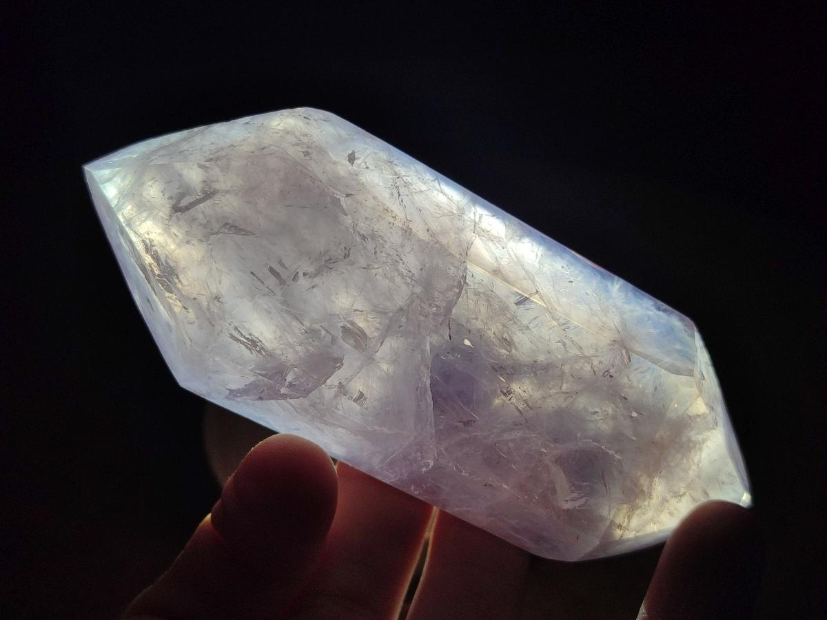Polished Double Terminated Gemmy Rose Quartz Crystals x 3 From Madagascar - Toprock Gemstones and Minerals 
