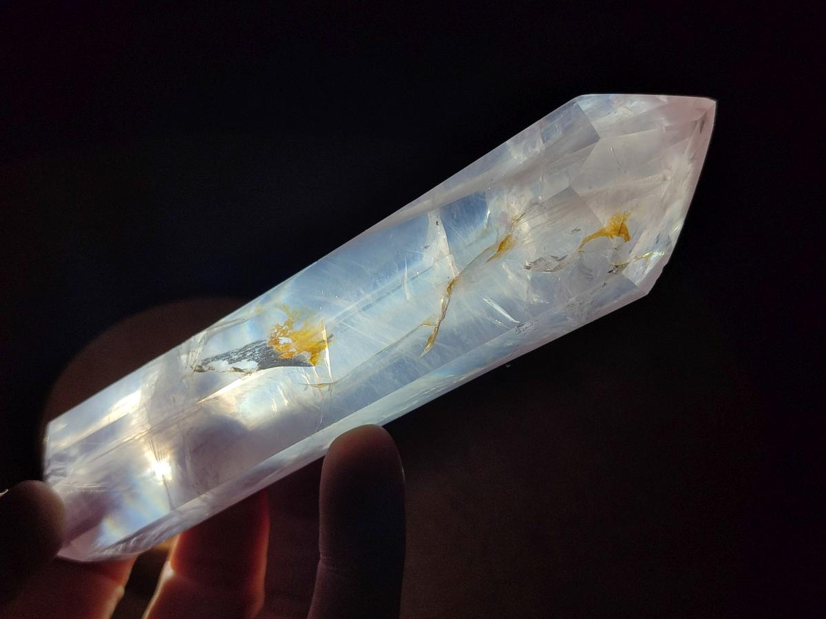 Polished Double Terminated Gemmy Rose Quartz Crystals x 3 From Madagascar - Toprock Gemstones and Minerals 