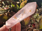 Polished Double Terminated Gemmy Rose Quartz Crystals x 3 From Madagascar - Toprock Gemstones and Minerals 