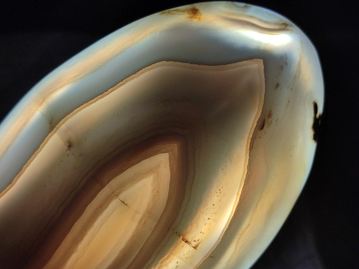 Polished and Natural Shashe River Agate Standing Display Pieces x 3 From Shashe River, Zimbabwe - Toprock Gemstones and Minerals 