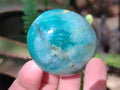 Polished Amazonite Palm Stones x 24 From Madagascar - Toprock Gemstones and Minerals 
