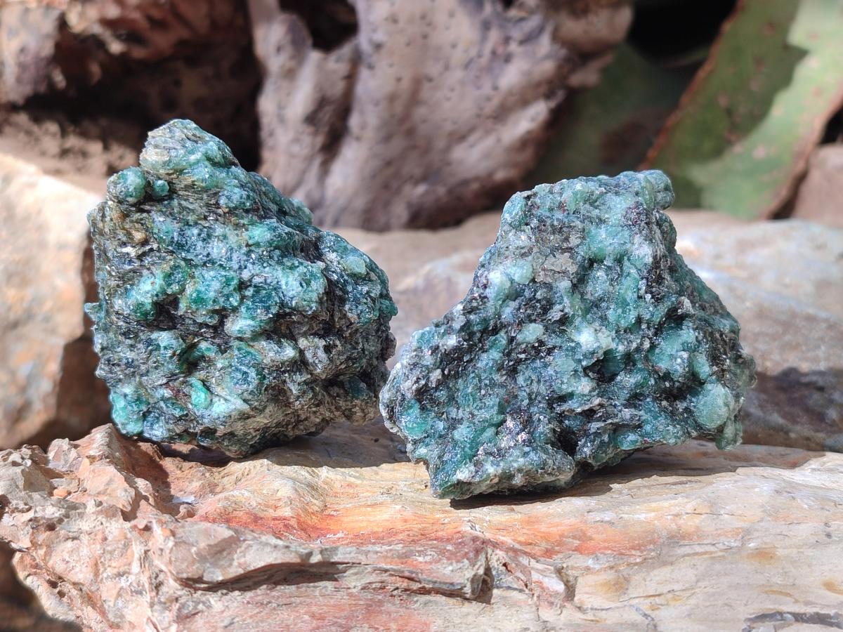 Natural Emerald Mica 'Mutokolite' Cobbed Specimens x 24 From Mutoko, Zimbabwe - Toprock Gemstones and Minerals 